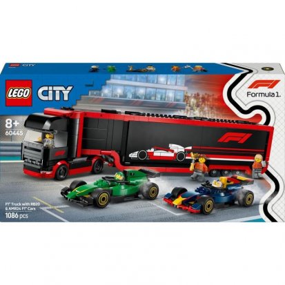 Lego City 60445 Kamión F1® s vozidlami F1® RB20 a AMR24