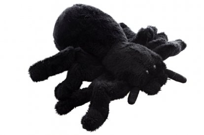 Lamps Plyš Pavúk čierny 14 cm Eco-friendly