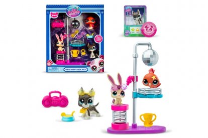 Littlest Pet Shop Disco Set 3 Figúrky