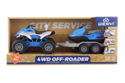 Lamps Štvorkolka so skútrom na batérie