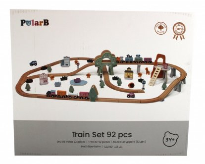 Viga Drevená vláčikodráha 92 ks