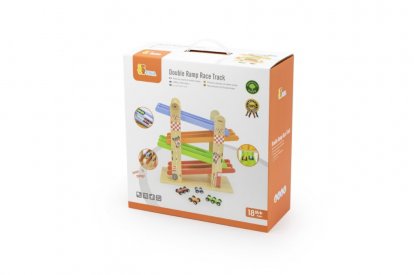 Viga Drevená kĺzačka s autami