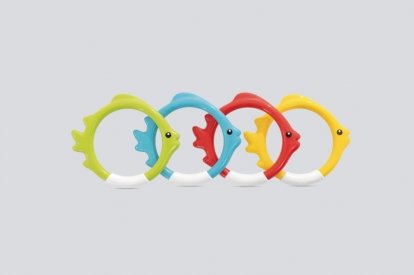 INTEX 55507 krúžky v dizajne rybičiek potápačské