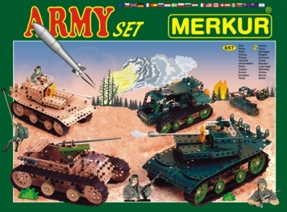 Stavebnica MERKUR ARMY Set